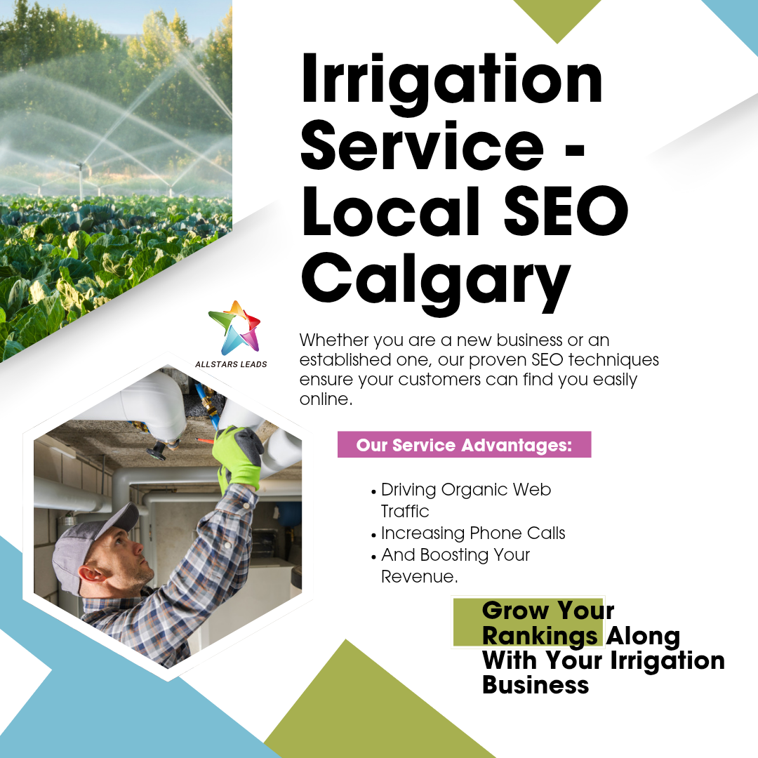 Local SEO Services for Irrigation Business in Calgary