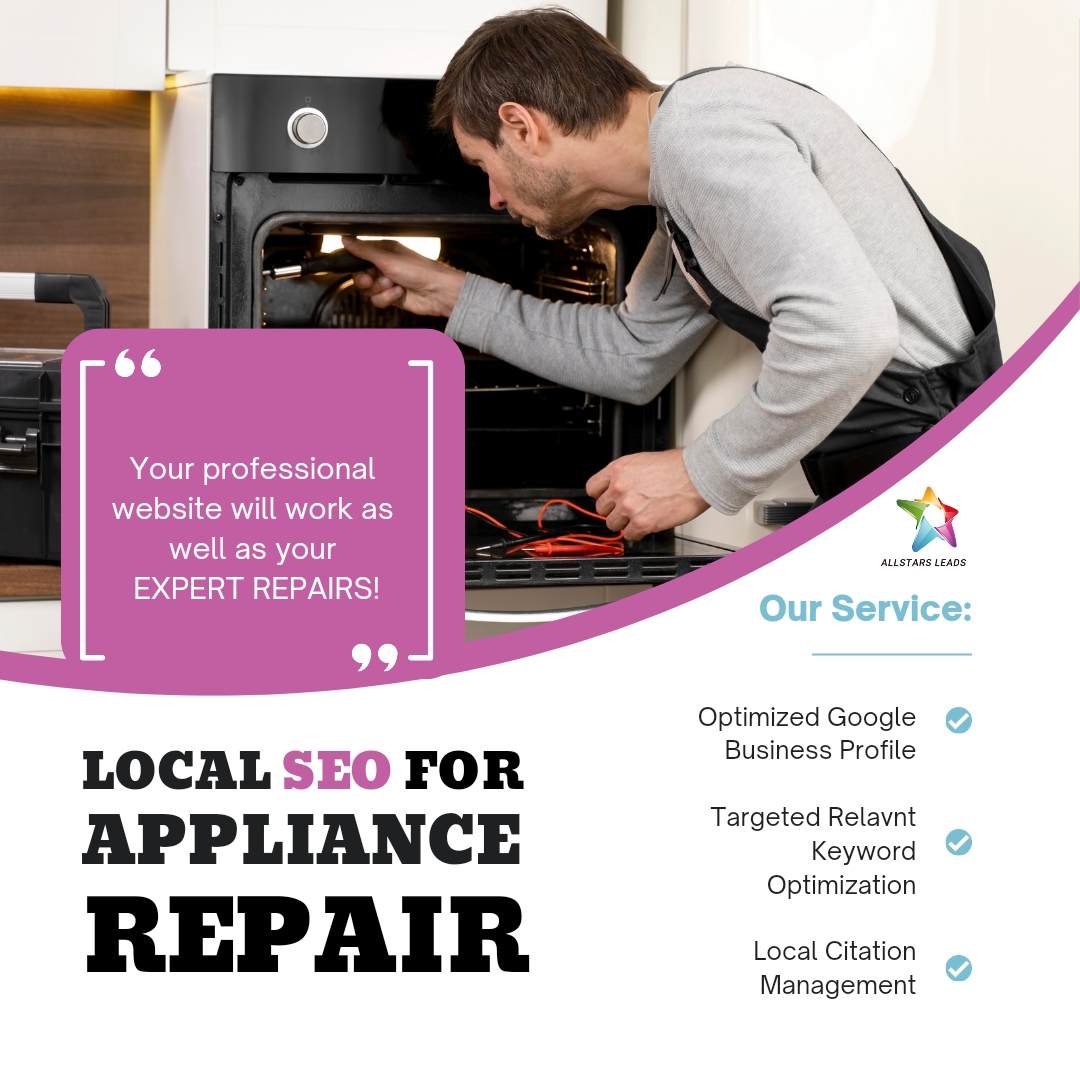Local SEO for Calgary's Appliance Experts​