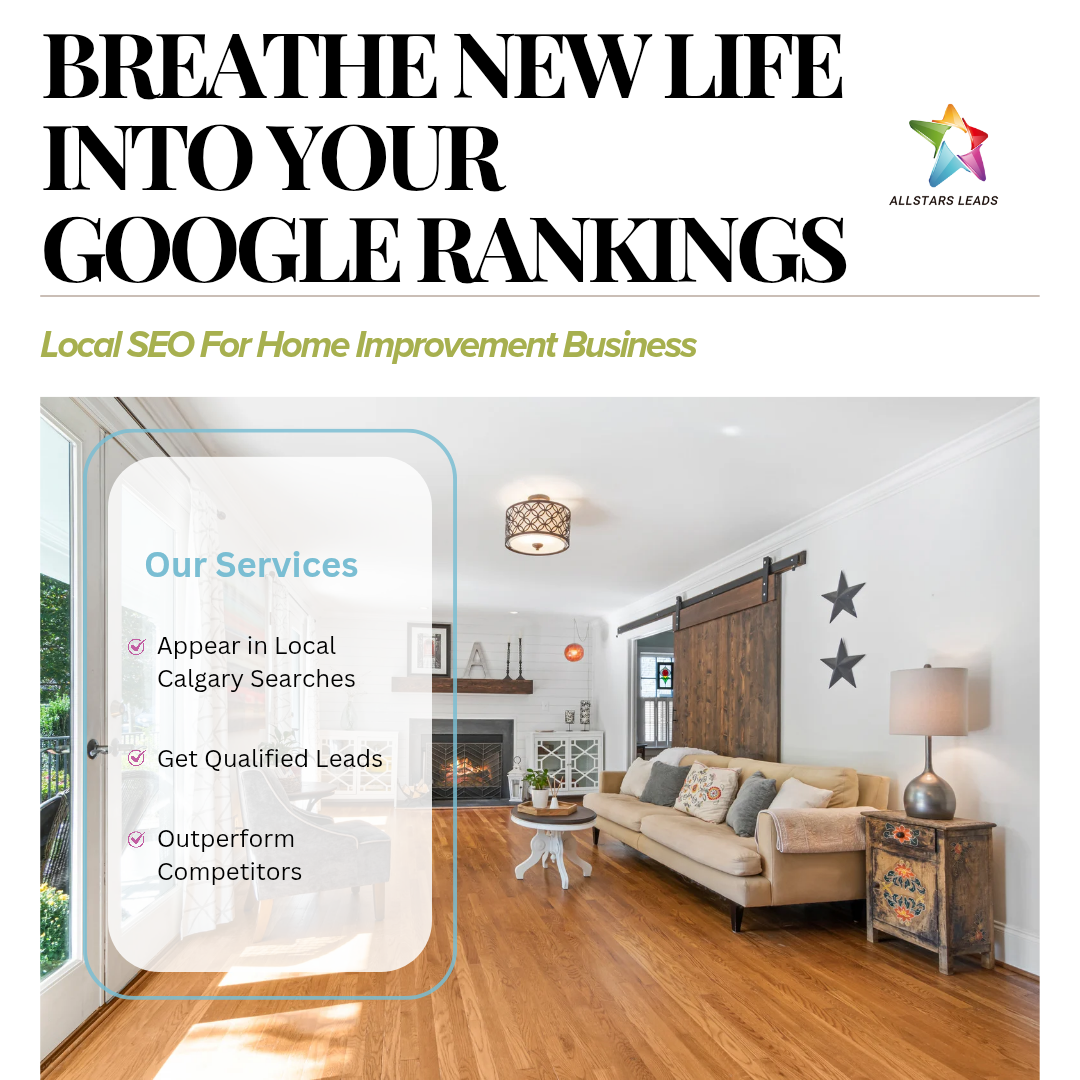 Local seo services for Home Improvement in Calgary