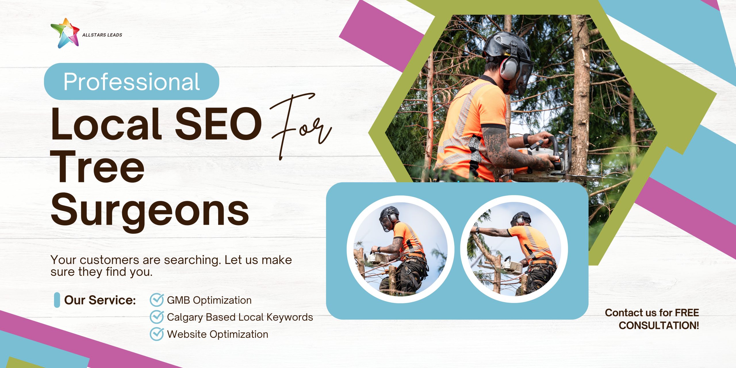 Local seo services for Tree Surgeons and arborist in Calgary