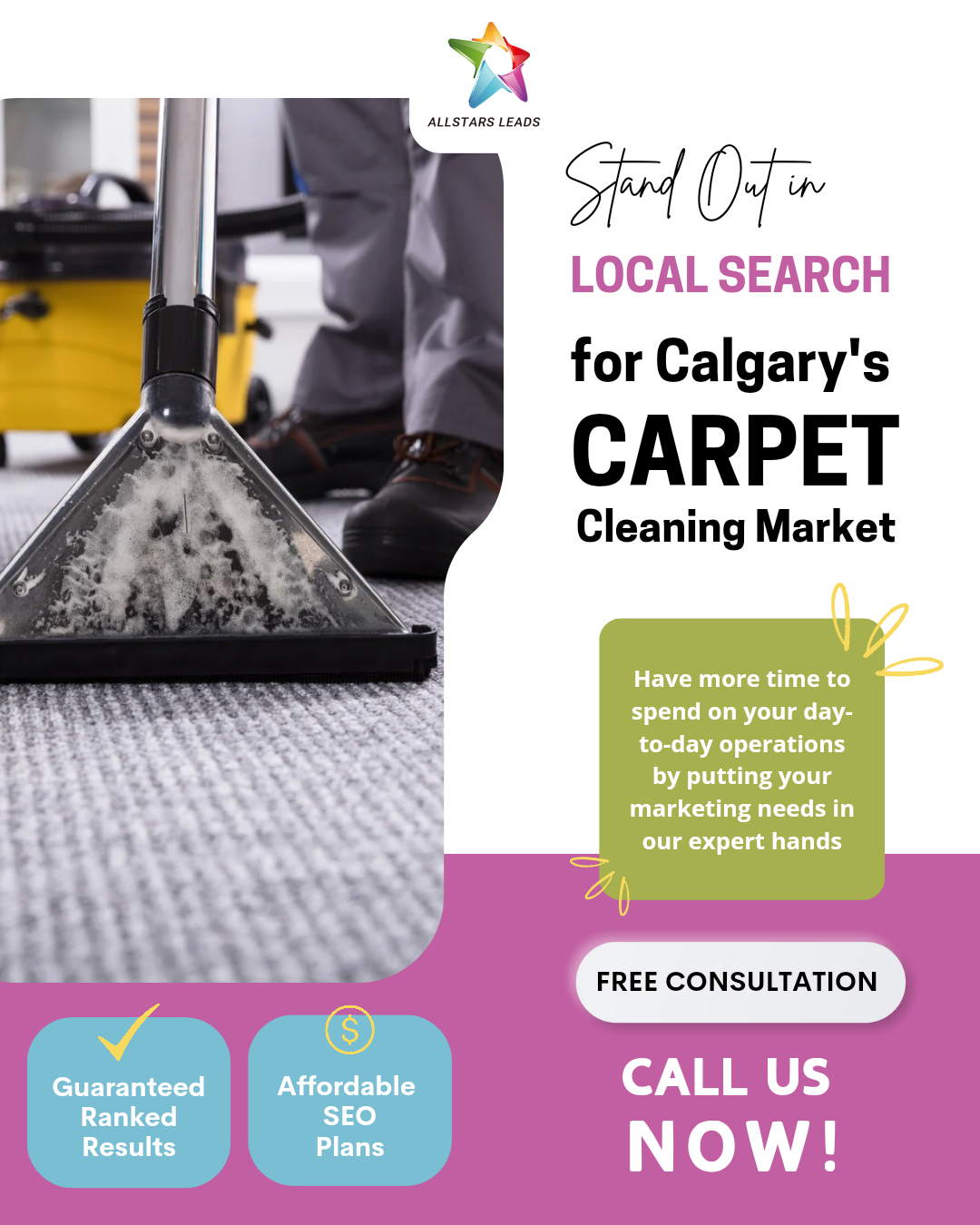 Targeted Local SEO for Calgary Based Carpet Cleaners Business