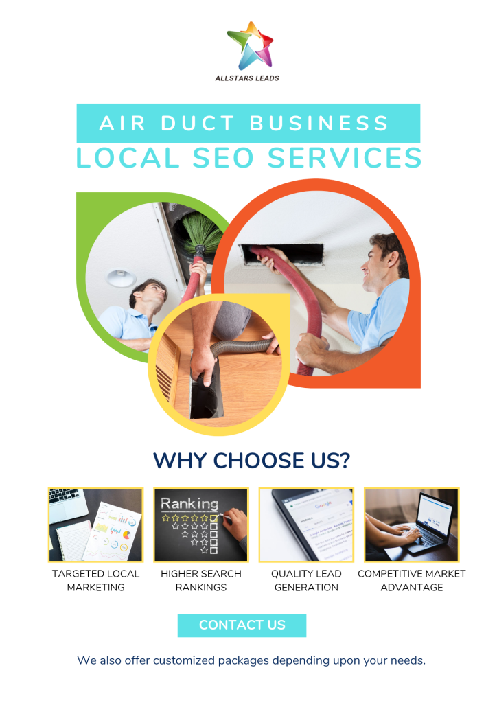 air duct business - local seo services