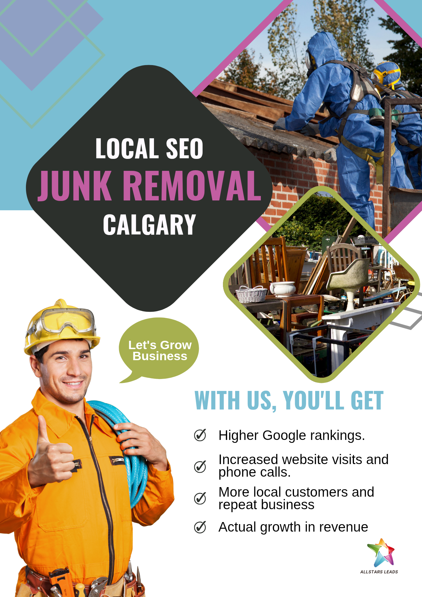 Local SEO services for Junk Removal companies in Calgary